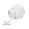 45436 - Tuerca unión lisa de PVC 3/4", Foset