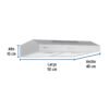 45439 - Campana extractora 50cm, empotrable, acero inoxidable, Foset