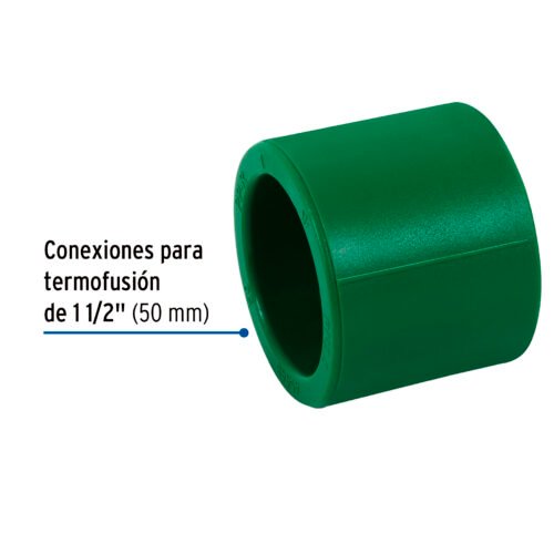 45448 - Cople de PPR, 1-1/2" (50mm), FOSET