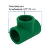 45466 - Tee sencilla de PPR 1-1/2", Foset