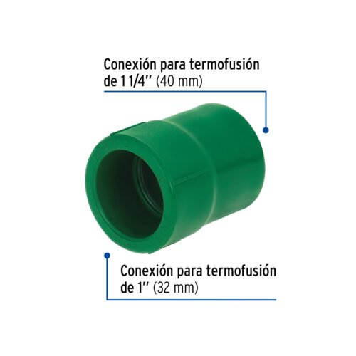 45469 - Reducción de PPR 1-1/4" x 1", Foset
