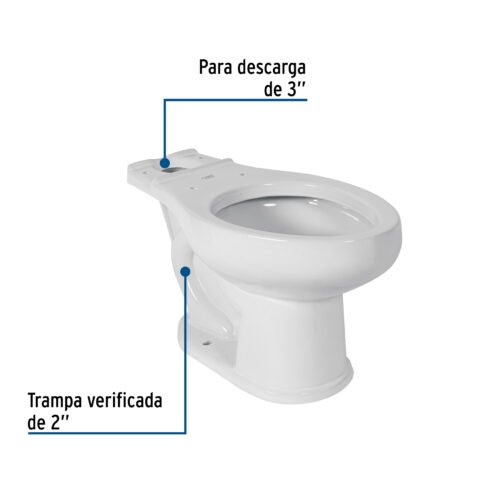 454771 45477 - Taza alargada de porcelana, blanco, FOSET