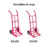 45482 - Rueda de hule sólido 7" para diablo, un balero, Pretul