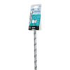 454893 45489 - Manguera lavabo/fregadero, acero inox, 1/2" x 3/8", 40 cm