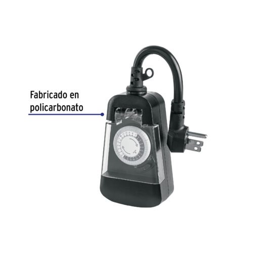 45519 - Temporizador analógico para uso en exteriores, Volteck