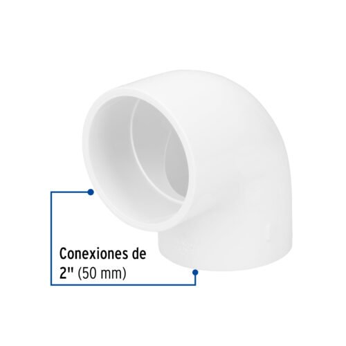 45525 - Codo 90° de PVC de 2", Foset