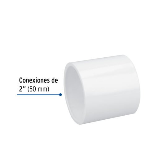 45531 - Cople de PVC cédula 40 de 2", Foset