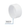 45541 - Tapón de PVC 2", Foset