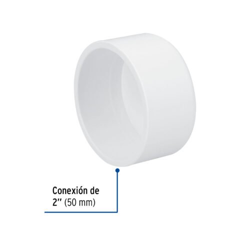 45541 - Tapón de PVC 2", Foset