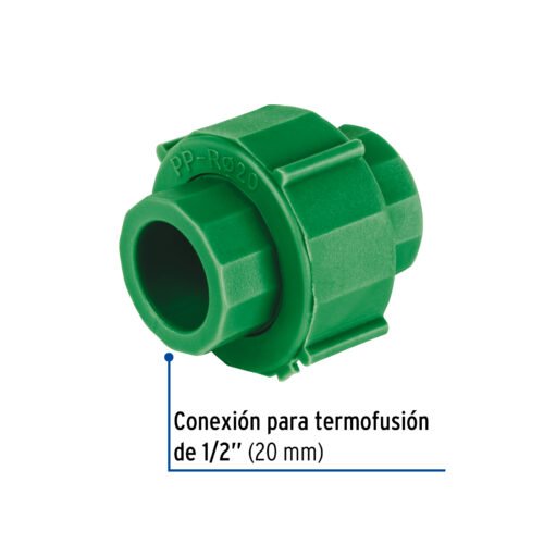 45556 45556 - Tuerca unión PPR, plástica, 1/2", Foset
