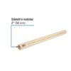 45562 - Tubo de 2" CPVC hidráulico RD 11, 3m, 3.5kg, FOSET