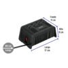 45572 - Regulador de voltaje de 800 VA / 400 W 4 contactos, Volteck