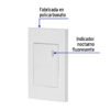 45593 - Placa armada 1 interruptor, 3 módulos, Española, blanco