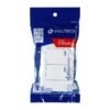 45595 - Placa armada 2 interruptores, 1.5 módulos, Española, blanco