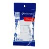 456044 45604 - Placa armada 1 interruptor de timbre,1.5mod, Española,blanco