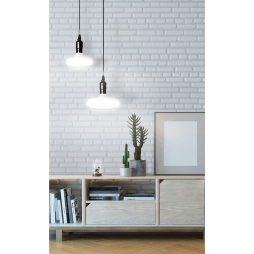456304 45630 - Lámpara LED tipo OVNI 12 W (equiv. 75 W), luz cálida, caja
