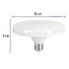 45631 - Lámpara LED tipo OVNI 18 W (equiv. 125 W), luz cálida, caja