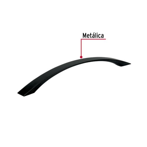 456461 45646 - Jaladera de 160mm, lĂnea Moderna, negro, HERMEX