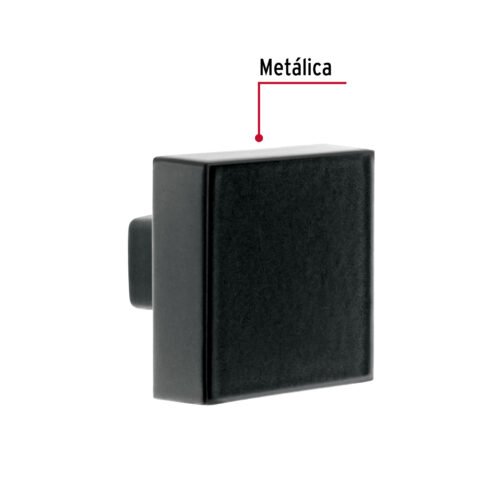 456481 45648 - Perilla estilo "Andamio" acabado negro, HERMEX