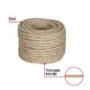 45655 - Piola de Sisal de 6 mm x 15 m natural, FIERO