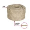 45658 - Piola de Sisal de 8 mm x 30 m natural, FIERO