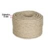 45658 - Piola de Sisal de 8 mm x 30 m natural, FIERO