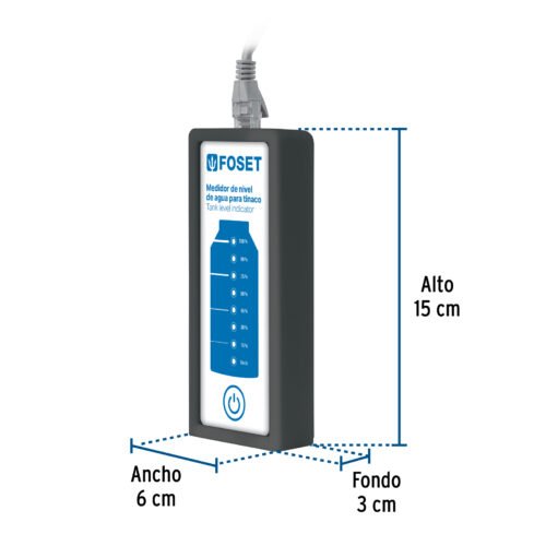 45668 - Medidor de nivel de agua para Tinaco, FOSET