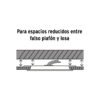 45671 - Luminario LED empotrable ajustable 15 W, cuadrado luz de día
