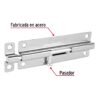 45729 - Pasador de barril de acero cromo 6", HERMEX