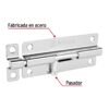 457301 45730 - Pasador de barril de acero cromo 5", HERMEX