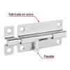 45731 - Pasador de barril de acero cromo 4", HERMEX