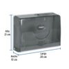45741 - Dispensador junior p/toallas de papel, humo, Basic