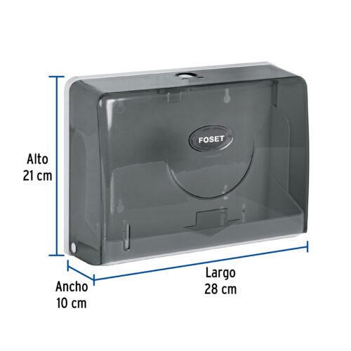 45741 - Dispensador junior p/toallas de papel, humo, Basic