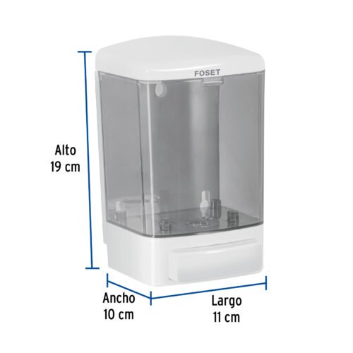 45742 - Dosificador para jabón líquido, blanco, Foset Basic