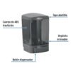 45743 - Dosificador para jabón líquido, humo, Foset Basic