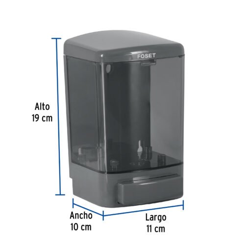 45743 - Dosificador para jabón líquido, humo, Foset Basic