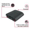 45770 - Toldo raschel negro de 3 m, 90% sombra, ancho 3 m, FIERO