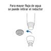 457853 45785 - Regadera de teléfono con soporte, cromo, FOSET RIVIERA