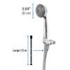 45787 - Regadera de teléfono 3-1/4" con soporte, Foset Aero