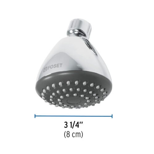 457902 45790 - Regadera redonda 3-1/4" sin brazo, Foset Aero
