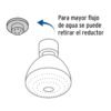 457903 45790 - Regadera redonda 3-1/4" sin brazo, Foset Aero