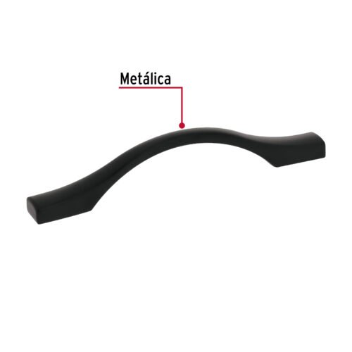 45803 45803 - Jaladera de 96mm, línea Segovia, negro, HERMEX