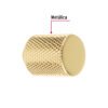 458261 45826 - Perilla metálica estilo "Cádiz", latón brillante, HERMEX