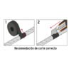 45838 - Piola de algodón de 8 mm, rollo, natural, 1 kg, FIERO