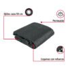45847 - Toldo negro de 4 m de polietileno 80% sombra, ancho 3.60 m