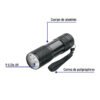 458531 45853 - Linterna LED con Luz ultravioleta, VOLTECK