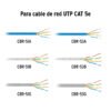 45857 - Plug RJ45 CAT5E, Bote con 100 piezas, VOLTECK
