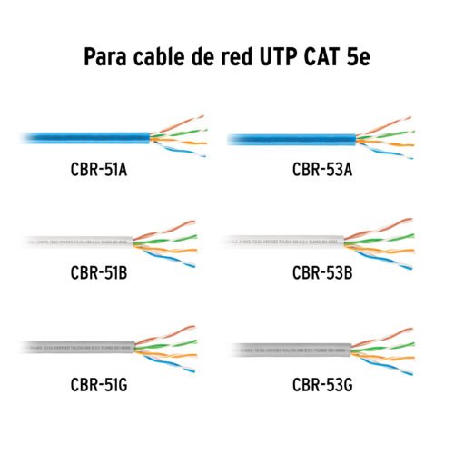 45857 - Plug RJ45 CAT5E, Bote con 100 piezas, VOLTECK