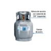 458871 45887 - Cilindro portátil para gas LP, 2kg (4.5lb) Foset