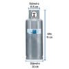45890 - Cilindro portátil para gas LP, 20kg (44lb) Foset